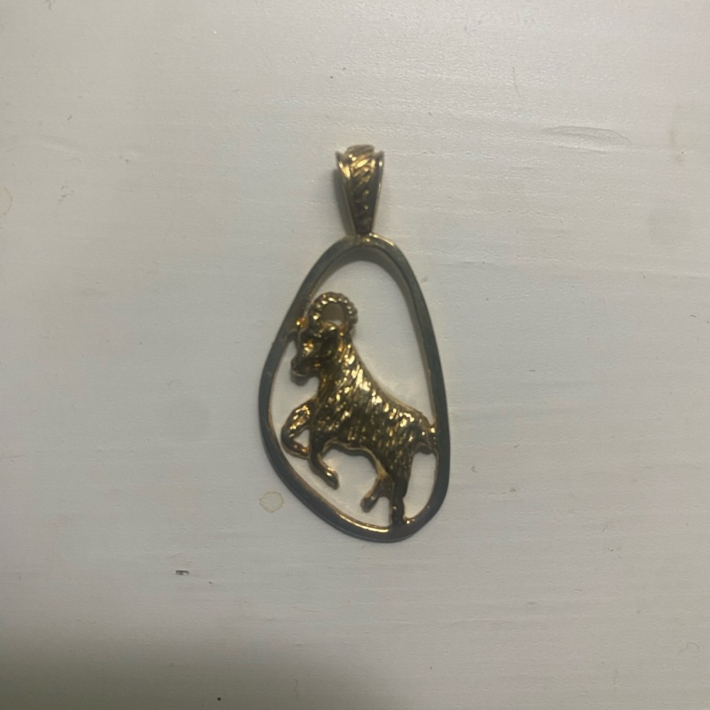 Silver Aries Pendant